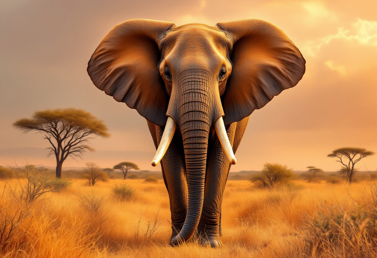 Découvrez l'importance des grandes oreilles chez les éléphants d'Afrique