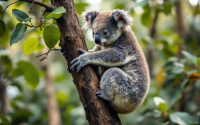 Découverte des secrets du transport des bébés koalas par leur mère